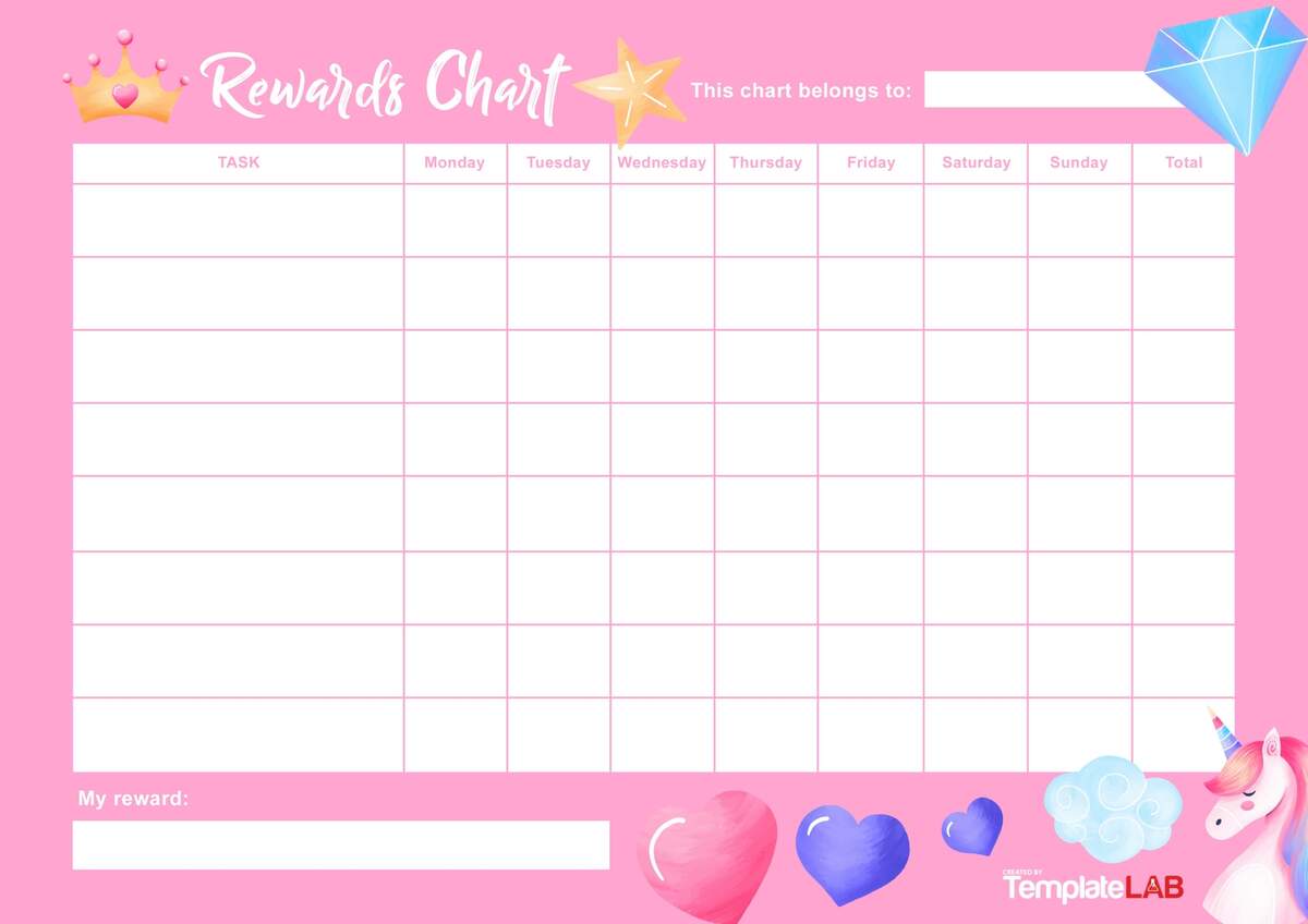 22 Printable Reward Charts For Kids PDF Excel Word 22 Printable Reward Charts For Kids PDF Excel Word