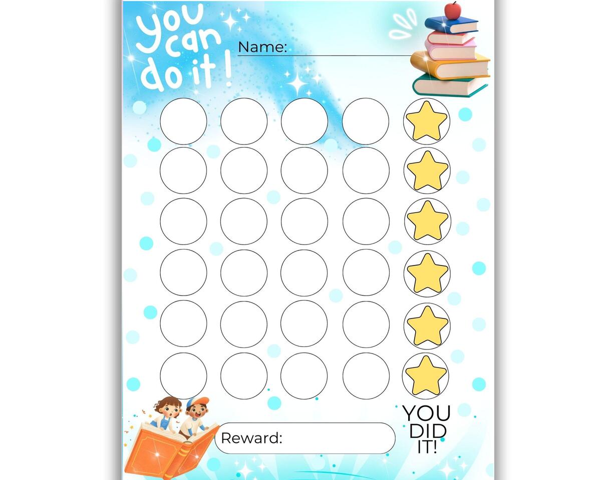 30 Reward Chart Etsy