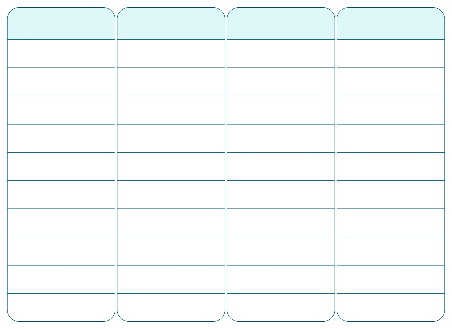4 Column Sheet 10 Free PDF Printables Printablee