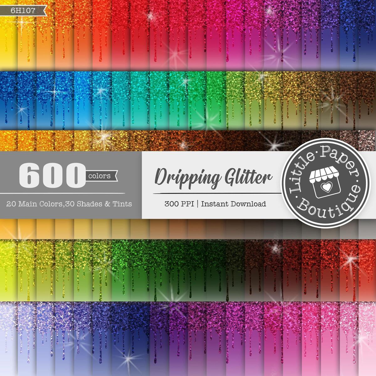 600 Pastel Dripping Glitter Printable Background For COMMERCIAL USE digital Scrapbook Paper Rainbow Glitter Pastel Dripping Glitter Etsy