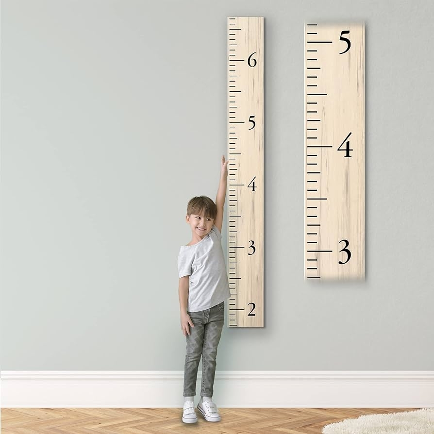 Amazon Back40Life Premium Series The Benchmark Wooden Growth Chart Height Ruler Weathered Natural Baby Oak Faced Height Chart MDF Children S Height Chart Growth Chart Ruler Height Chart Wooden Height Chart Keepsake Chart Etsy