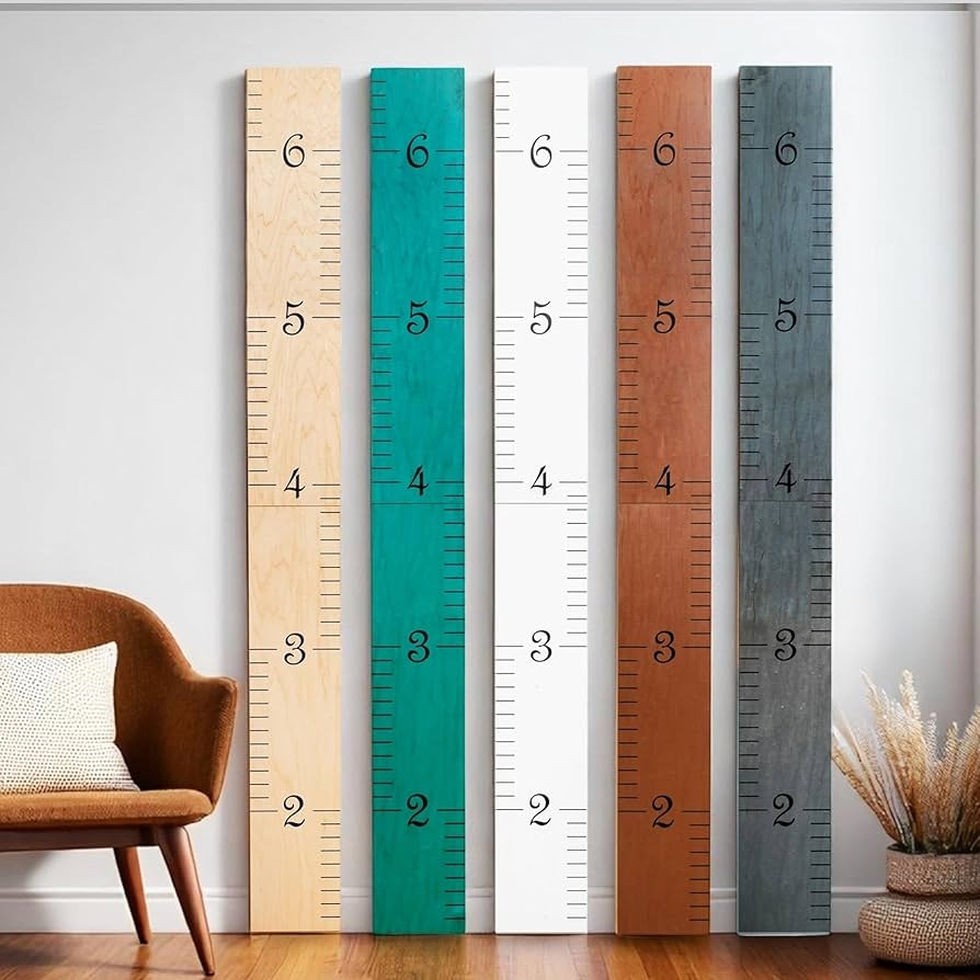 Amazon Growth Chart For Wall Mirror Height Chart With Hook Stickers Acrylic Removable Measure Wall Ruler Montessori Room Wall Decor For Baby Kids Toddlers Baby