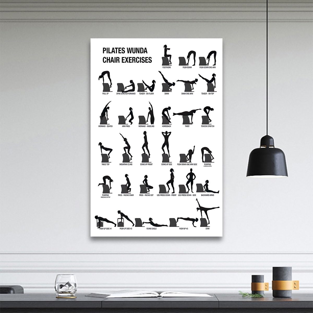Amazon PILATES CHAIR Exercises Chart Pilates Studio Decor Gift For Pilates Enthusiasts Pilates Canvas Wall Art Workout Poster 24x36inch Unframed Sports Outdoors Amazon PILATES CHAIR Exercises Chart Pilates Studio Decor Gift For Pilates Enthusiasts Pilates Canvas Wall Art Workout Poster 24x36inch Unframed Sports Outdoors