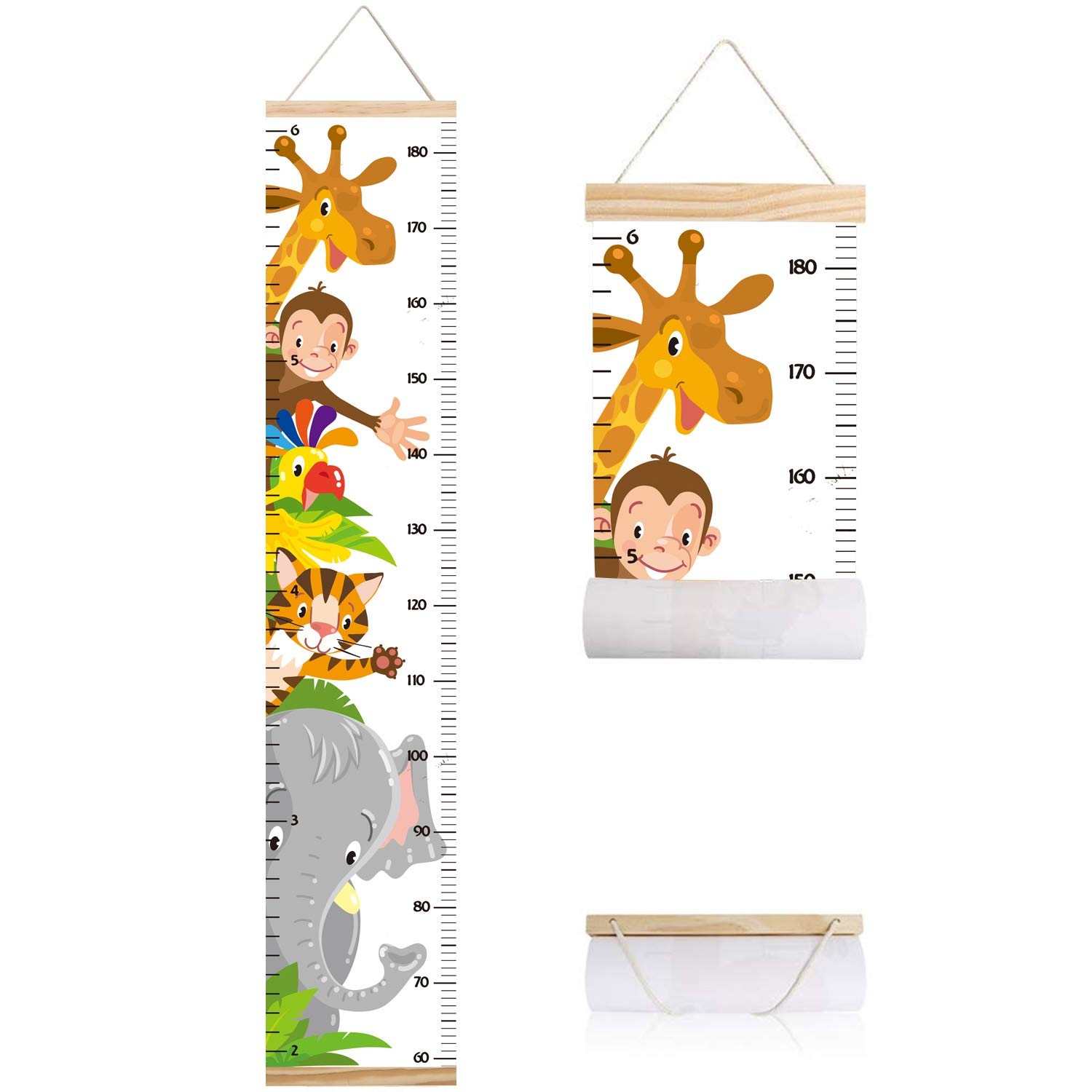Animals Growth Chart For Kids Baby Height Chart Ireland Ubuy