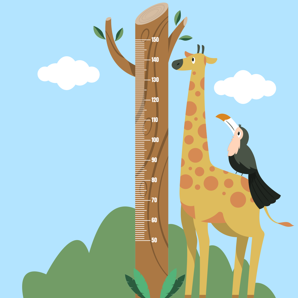Animated Tree Growth Chart For Kids Sign Template Square Signs Animated Tree Growth Chart For Kids Sign Template Square Signs