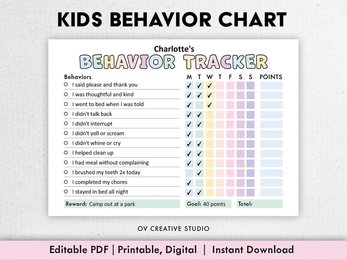 Behavior Reward Chart System For Kids 26 Chore Charts 2800 Stickers Fridge Magnet Included Walmart