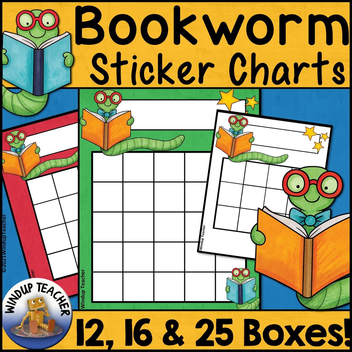 Bookworm Sticker Charts Printable Reading Incentive Reward Reproducibles Made By Teachers Bookworm Sticker Charts Printable Reading Incentive Reward Reproducibles Made By Teachers