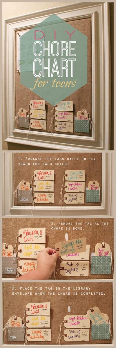 DIY Chore Charts For Teens Tombow USA Blog DIY Chore Charts For Teens Tombow USA Blog