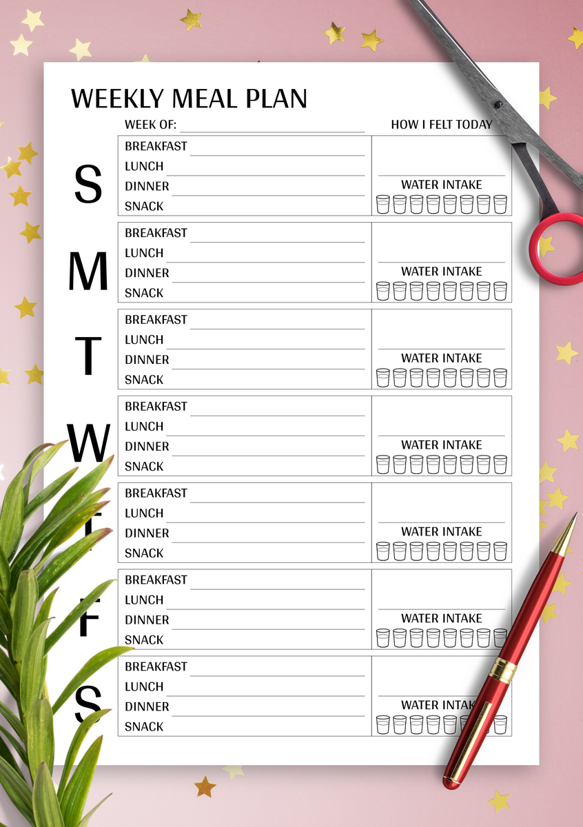 Free Printable Meal Planner Templates To Edit Online Canva