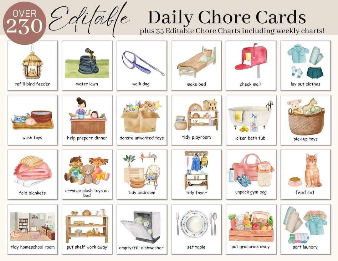 Editable Kids Daily Chore Cards Daily Visual Schedule Canva Chore Chart Template For Kids Printable Daily Rhythm Schedule For Children Etsy Editable Kids Daily Chore Cards Daily Visual Schedule Canva Chore Chart Template For Kids Printable Daily Rhythm Schedule For Children Etsy