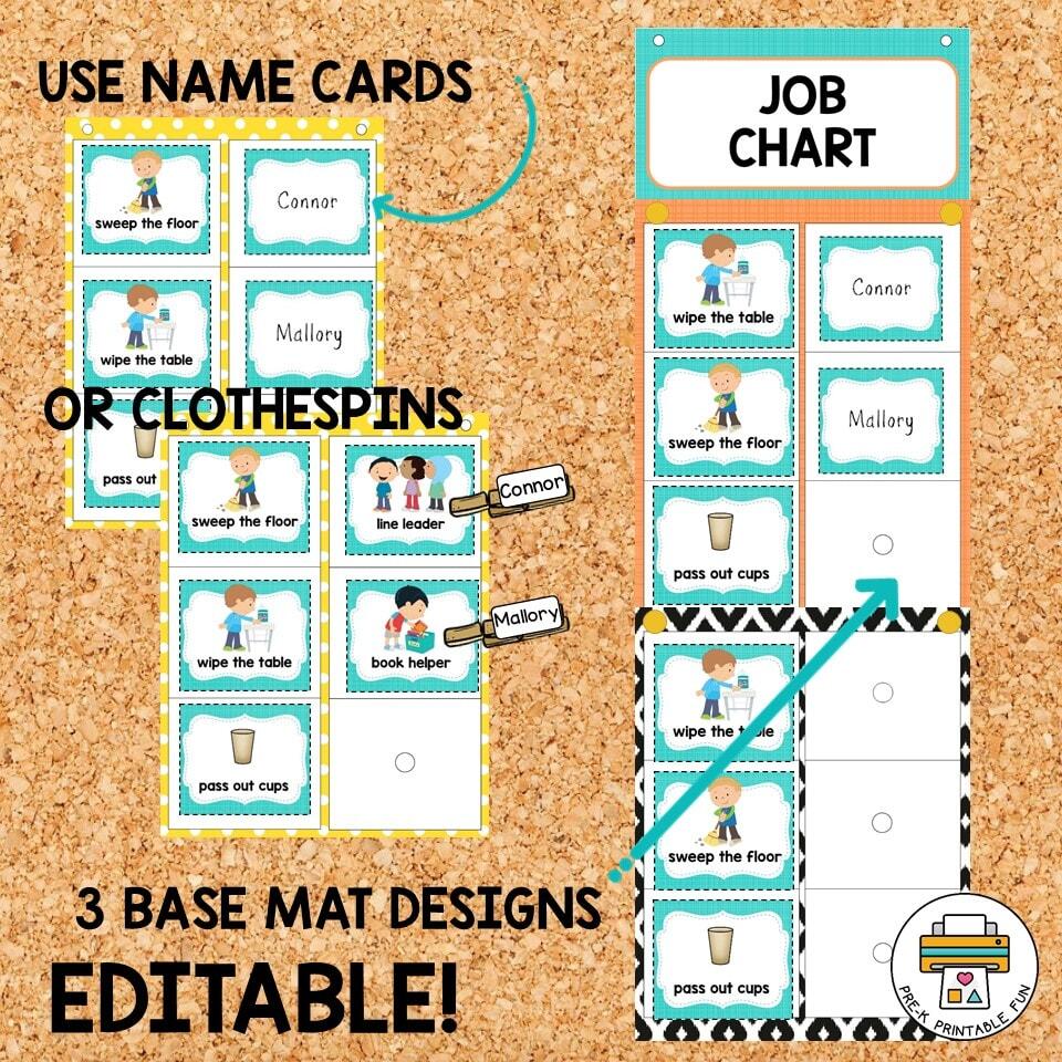 CLASSROOM JOB IDEAS Your Therapy Source