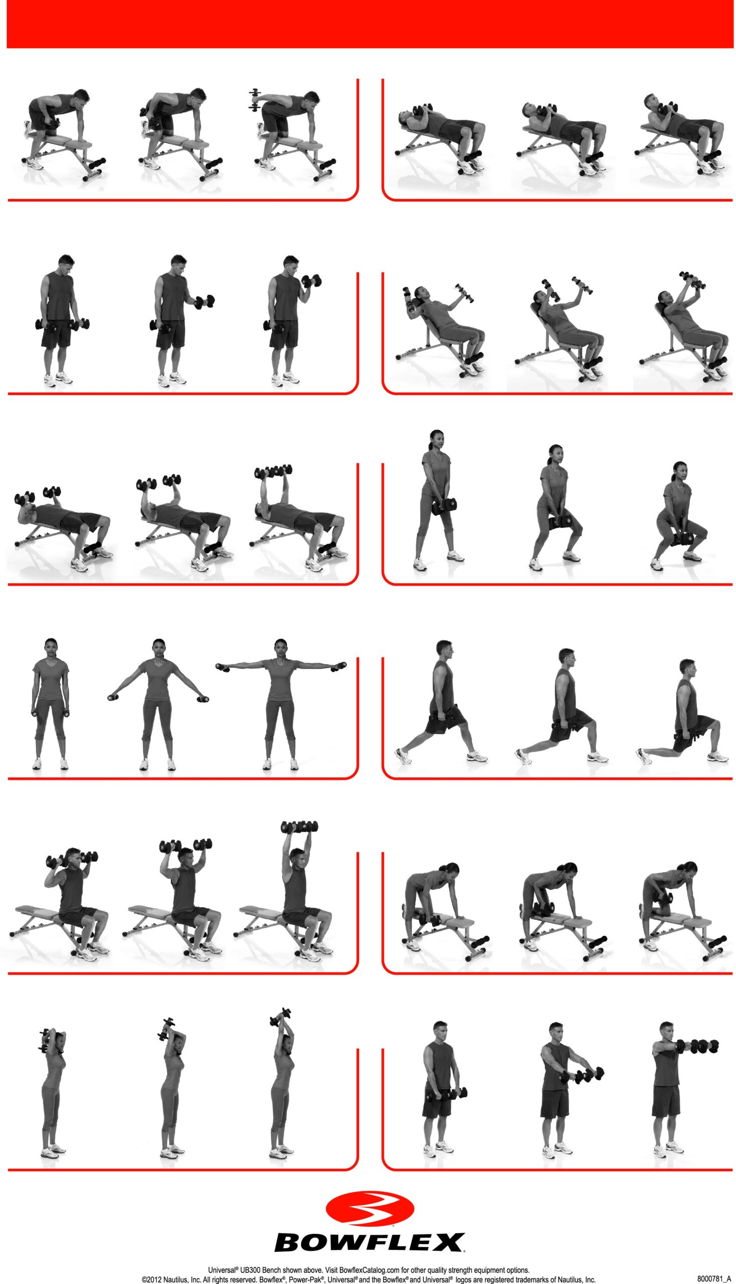Bowflex Sales Bowflex Revolution Exercises Chart Workout Chart Bowflex Revolution Home Gym Exercises Chart Bowflex