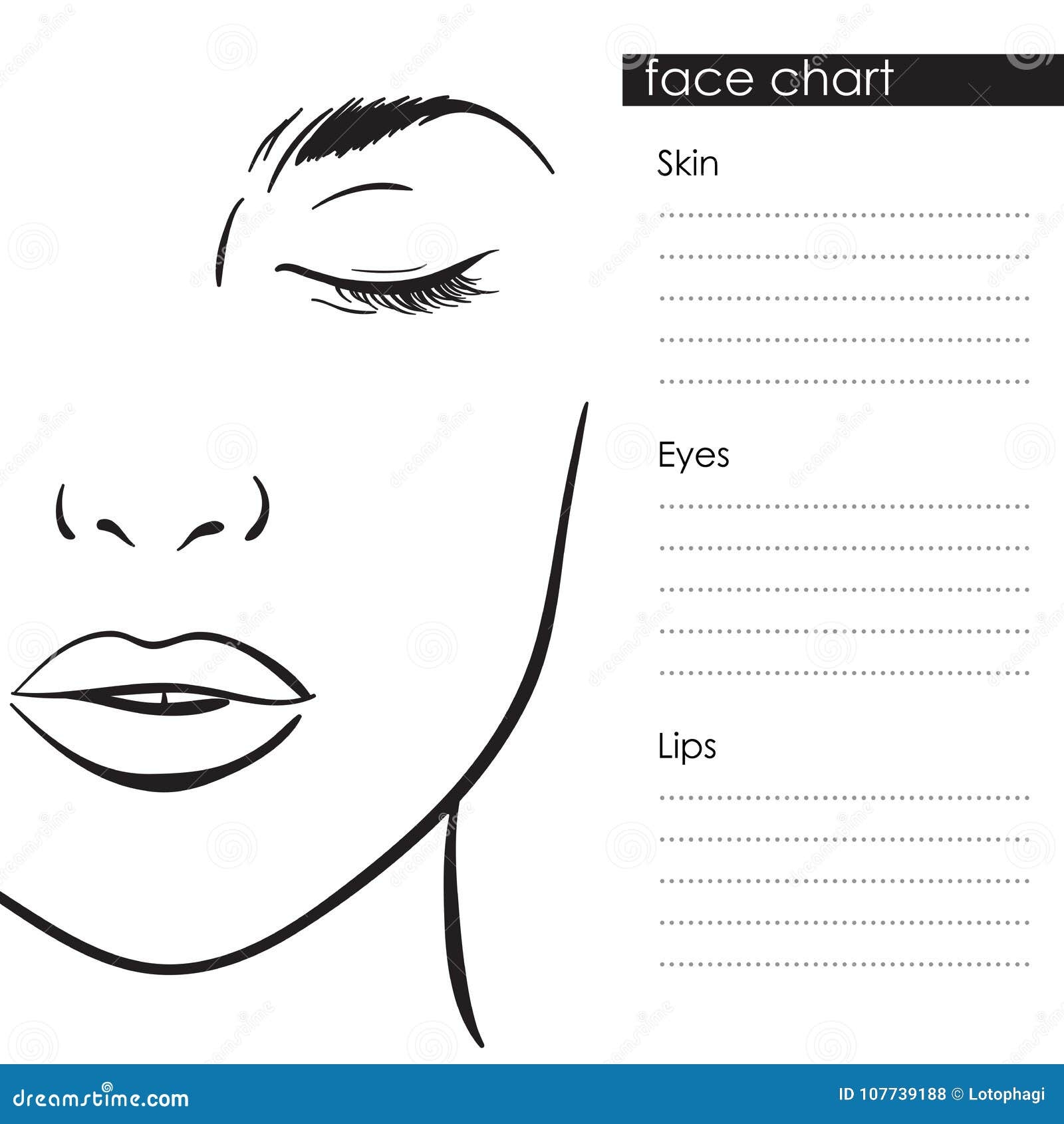 Face Chart Template Stock Illustrations 2 200 Face Chart Template Stock Illustrations Vectors Clipart Dreamstime