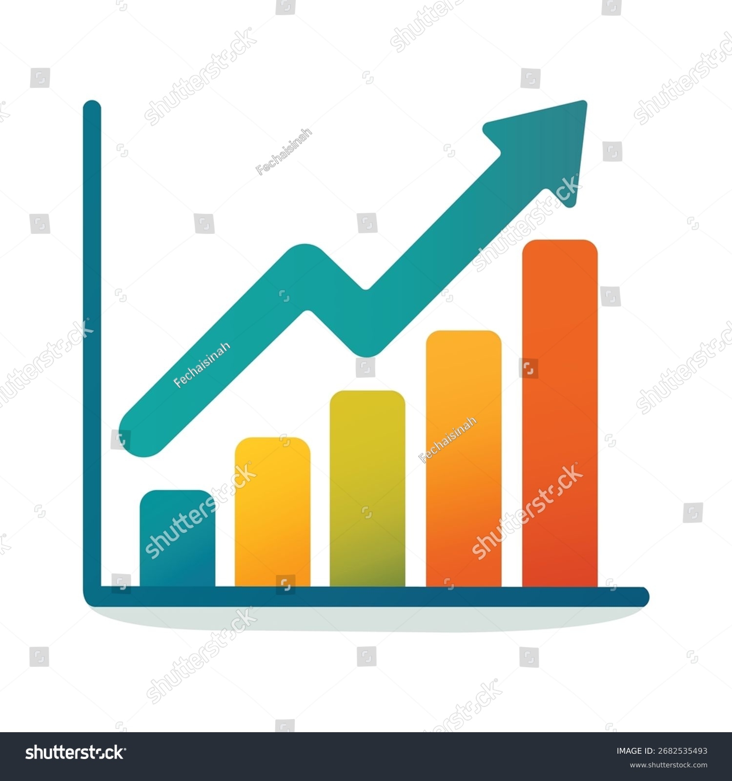 Flat Vector Illustration Colorful Growth Chart Stock Vector Royalty Free 2682535493 Shutterstock Flat Vector Illustration Colorful Growth Chart Stock Vector Royalty Free 2682535493 Shutterstock