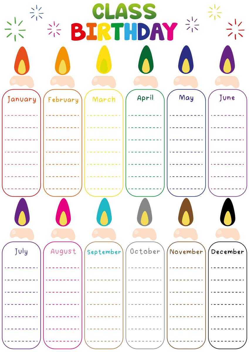 For Classroom Birthday Charts 10 Free PDF Printables Printablee For Classroom Birthday Charts 10 Free PDF Printables Printablee