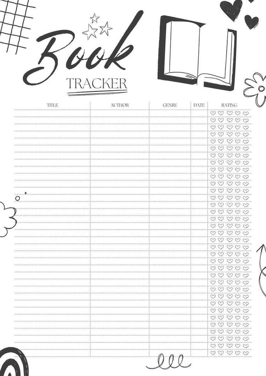 Free And Customizable Reading Log Templates