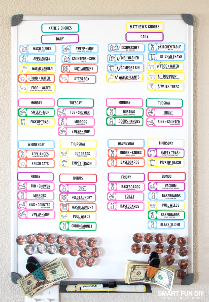 Free DIY Chore Chart Printable The Last Chore Chart You Ll Ever Need Free DIY Chore Chart Printable The Last Chore Chart You Ll Ever Need