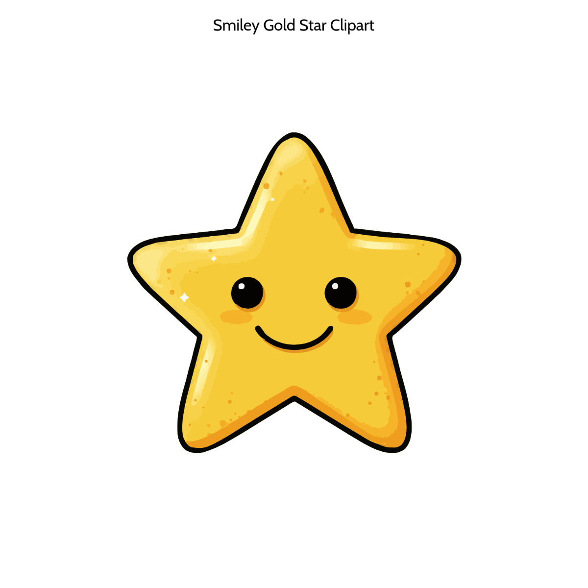 Free Gold Star Vector Clipart PNG SVG To Edit Online