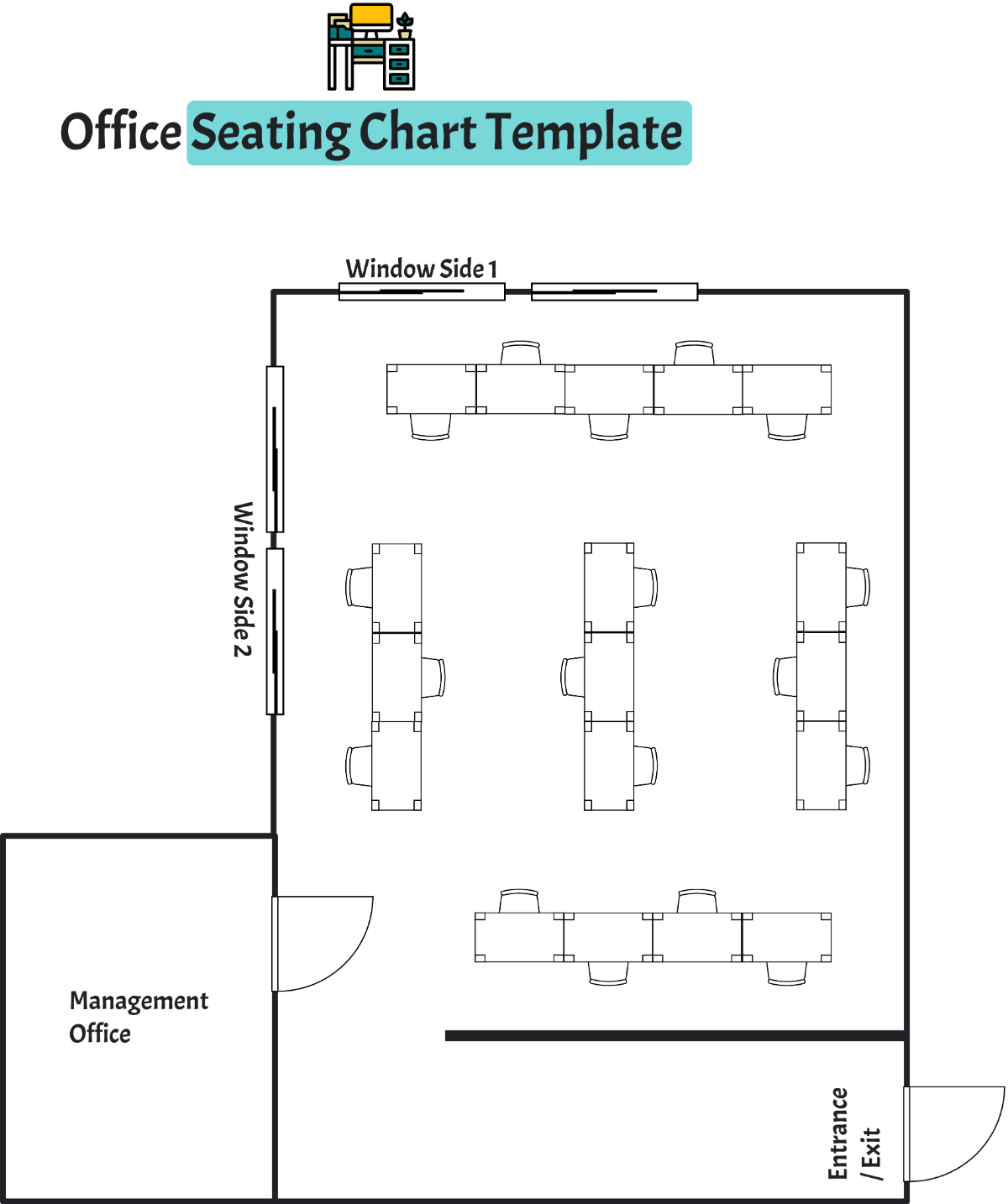 Free Office Seating Chart Template To Edit Online