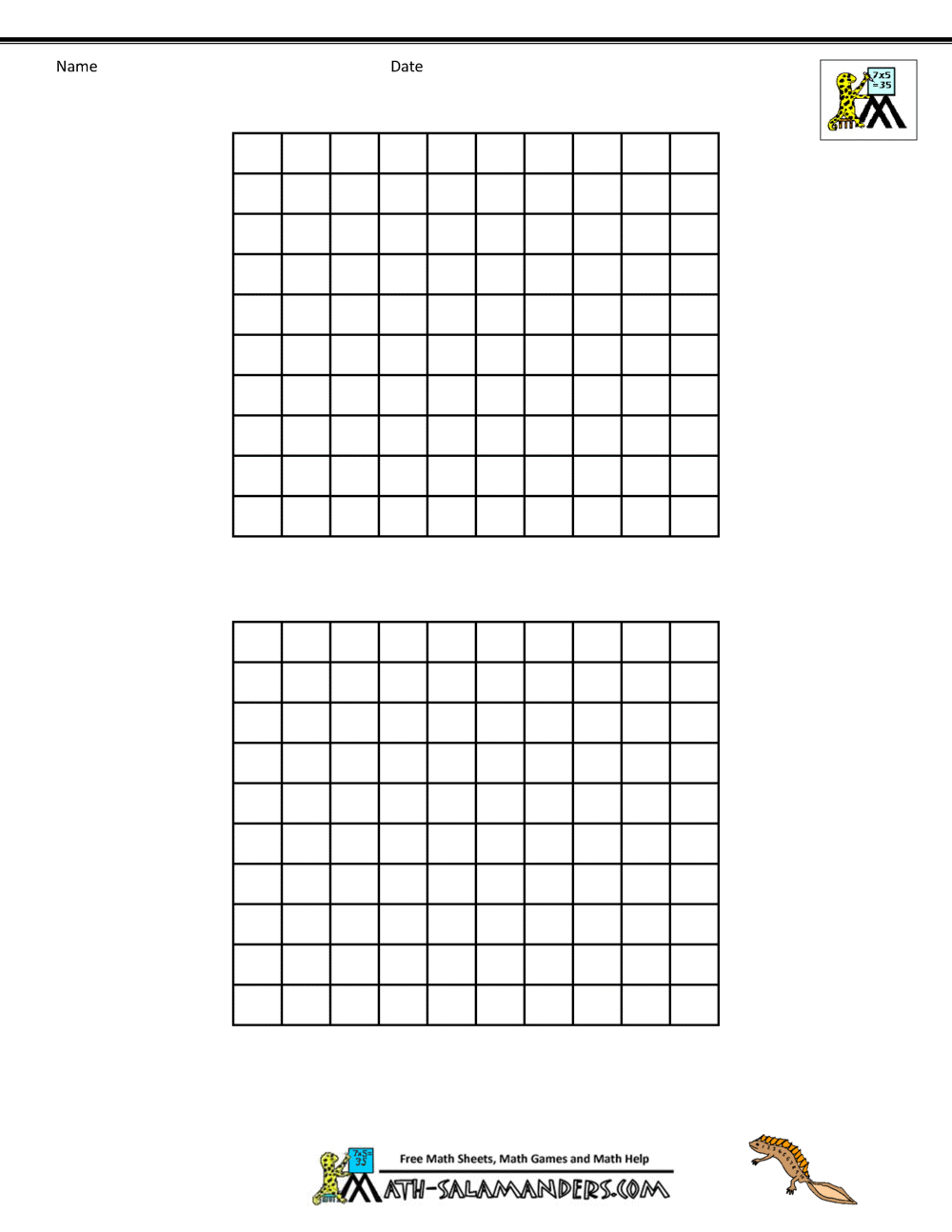Free Printable Hundred Number Chart Free Printable Hundred Number Chart