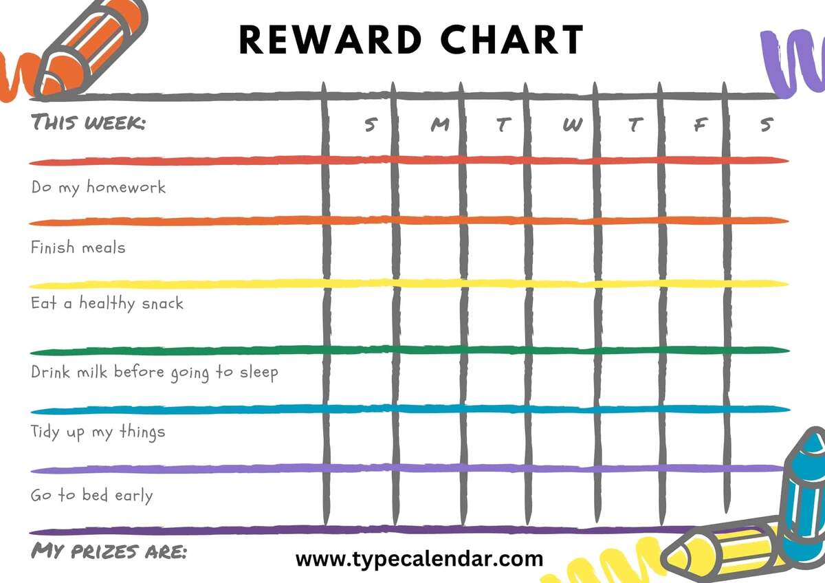 11 Reward Chart For Kids Examples To Download