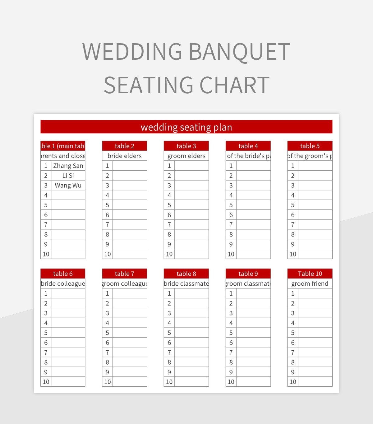 Seating Chart Template In Excel Google Sheets Download Template