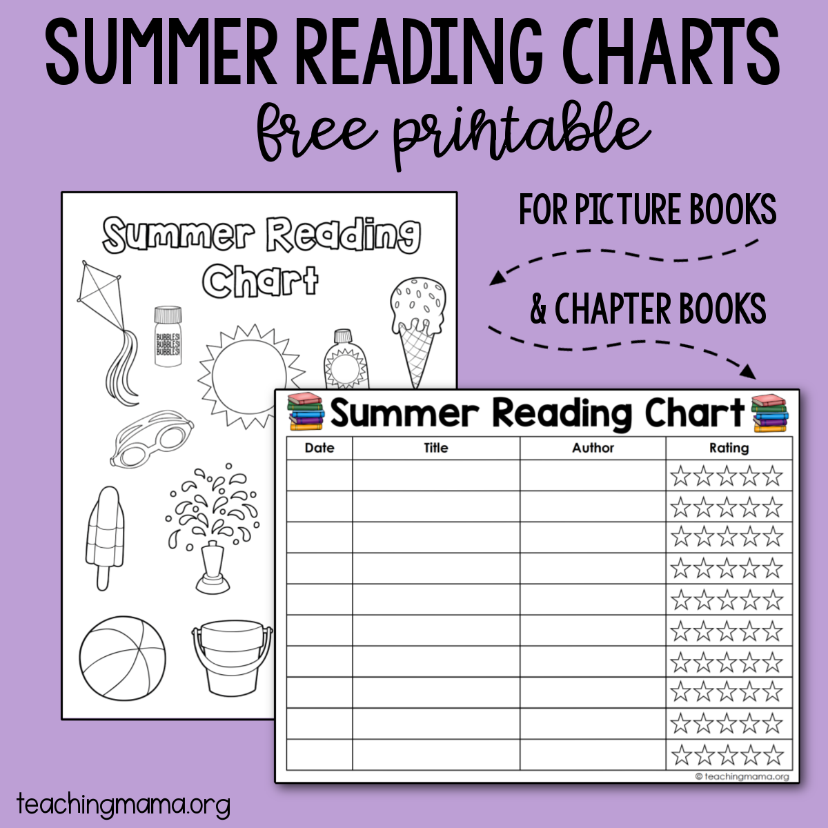 Free Summer Reading Charts Teaching Mama Free Summer Reading Charts Teaching Mama