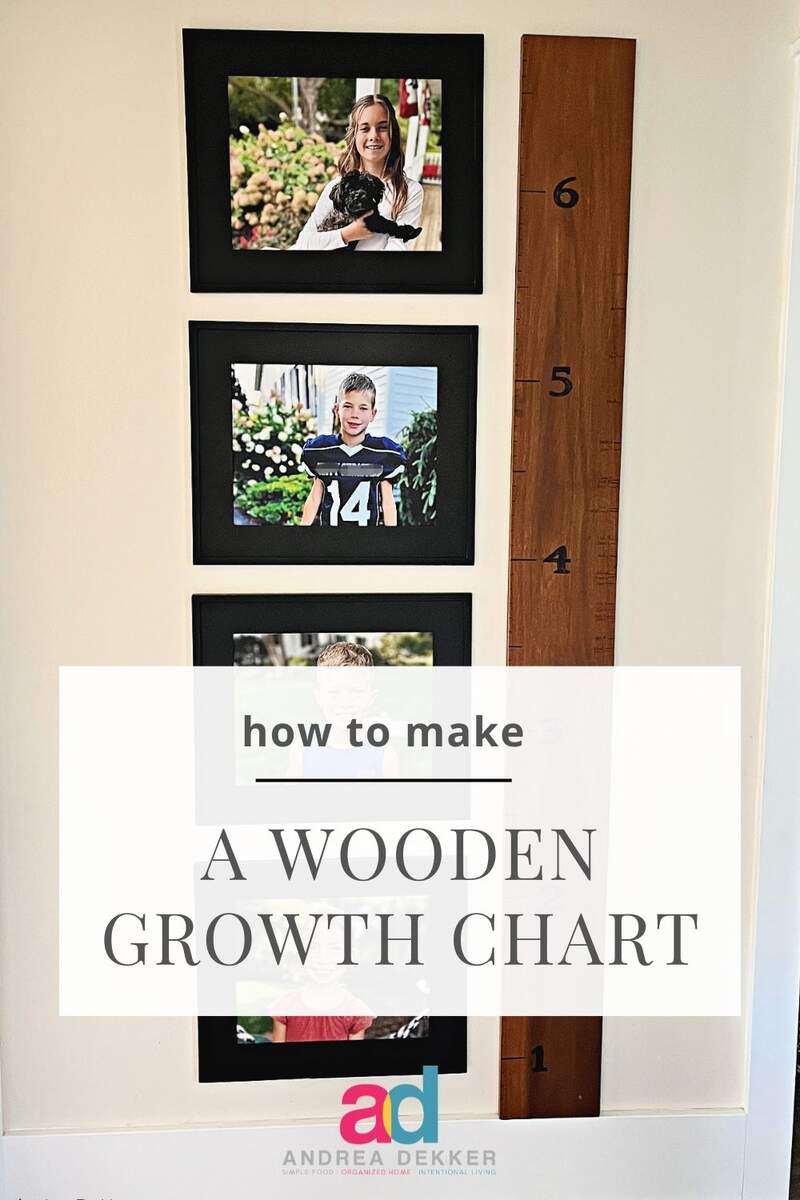 How To Make A Wooden Growth Chart