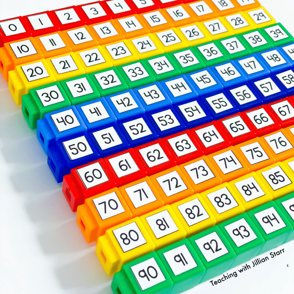 100 Chart ORIGINAL Anchor Chart Hard Good Bright Version Option 1