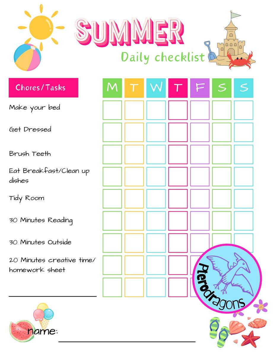 Kid Daily Reading Chart Etsy