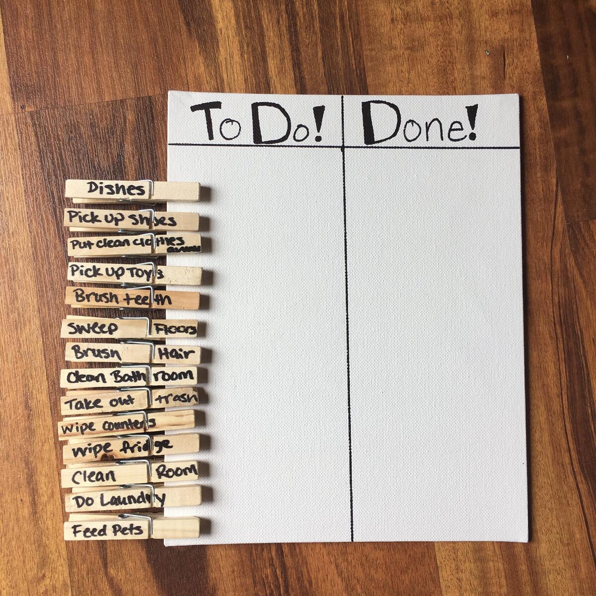 Kid s Chore Chart Crochet It Creations