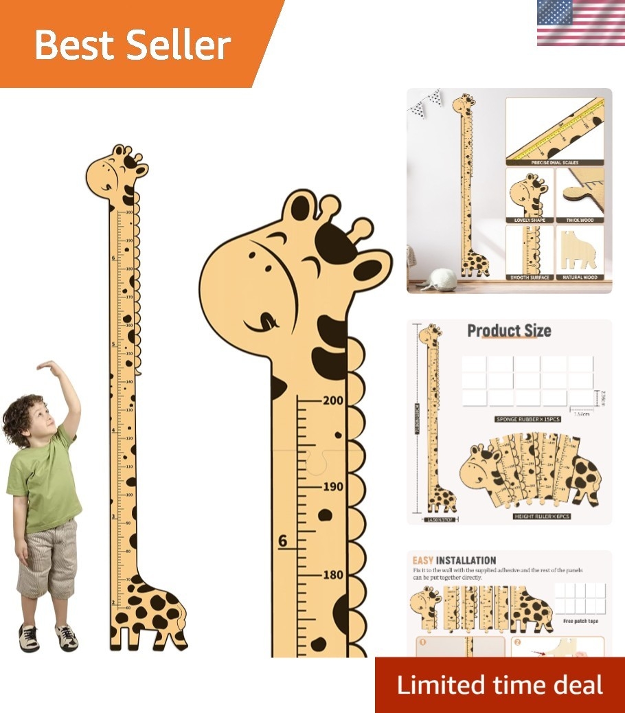 Kids Growth Chart Wooden Giraffe Height Chart Wall Art Nursery Decor EBay Kids Growth Chart Wooden Giraffe Height Chart Wall Art Nursery Decor EBay