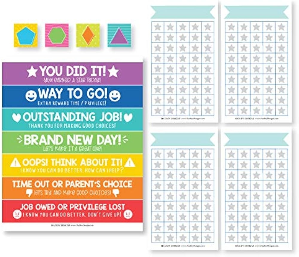 Magnetic Behavior Chart For Kids At Home Daily Positive Reinforcement To Discipline Good Bad My Magnet Responsibility Reward System For Girl Boy Child Or Multiple Toddlers With ADD Or ADHD