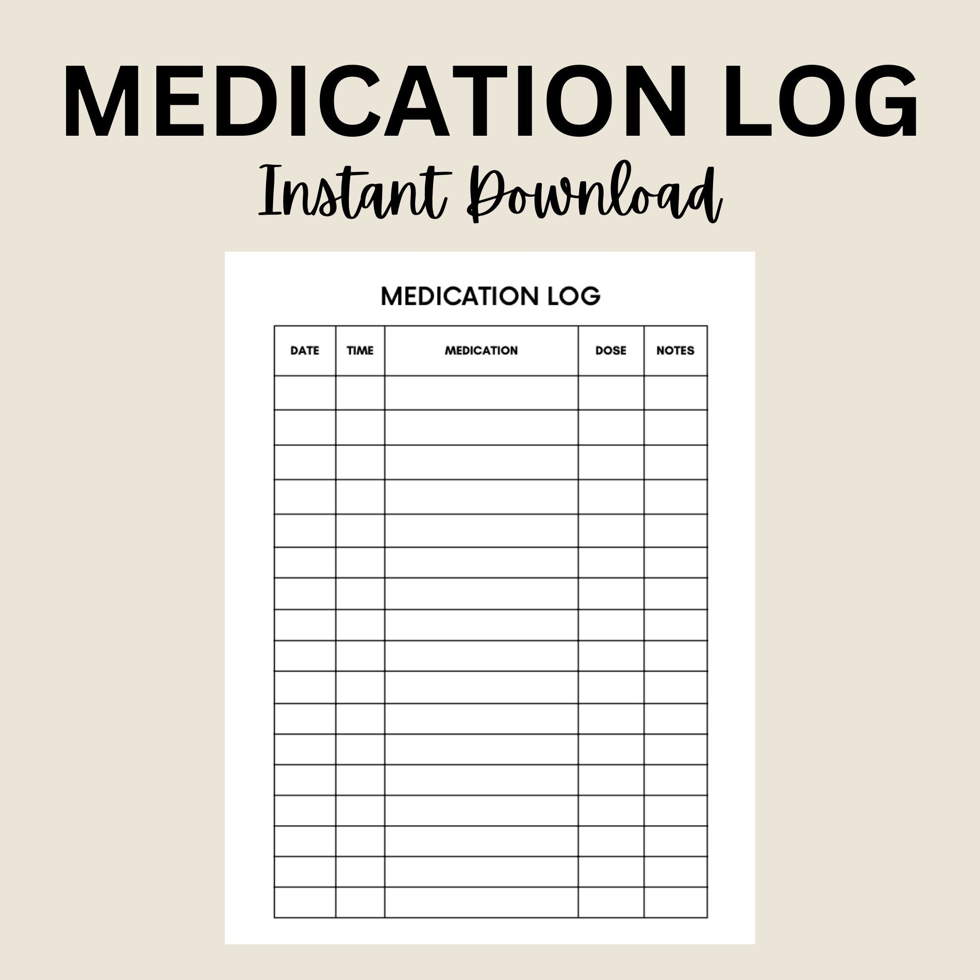40 Great Medication Schedule Templates Medication Calendars