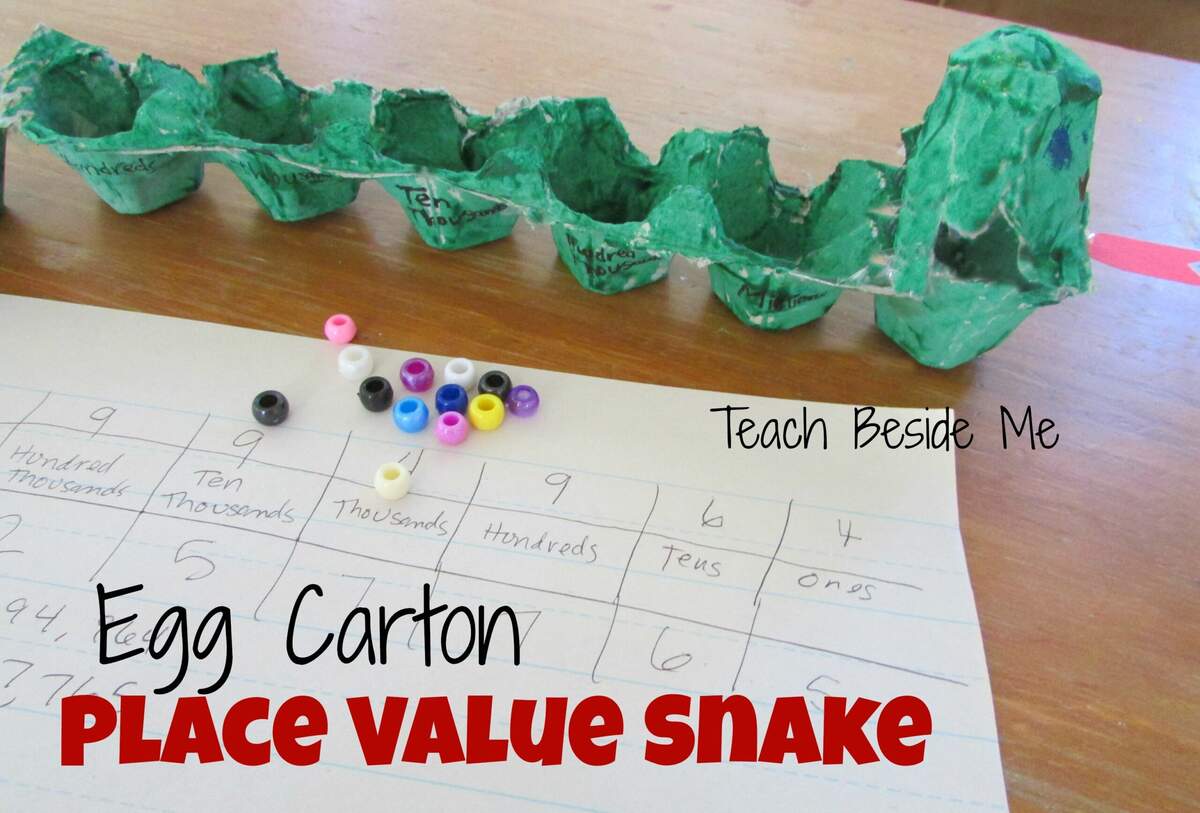 Place Value Snake Teach Beside Me