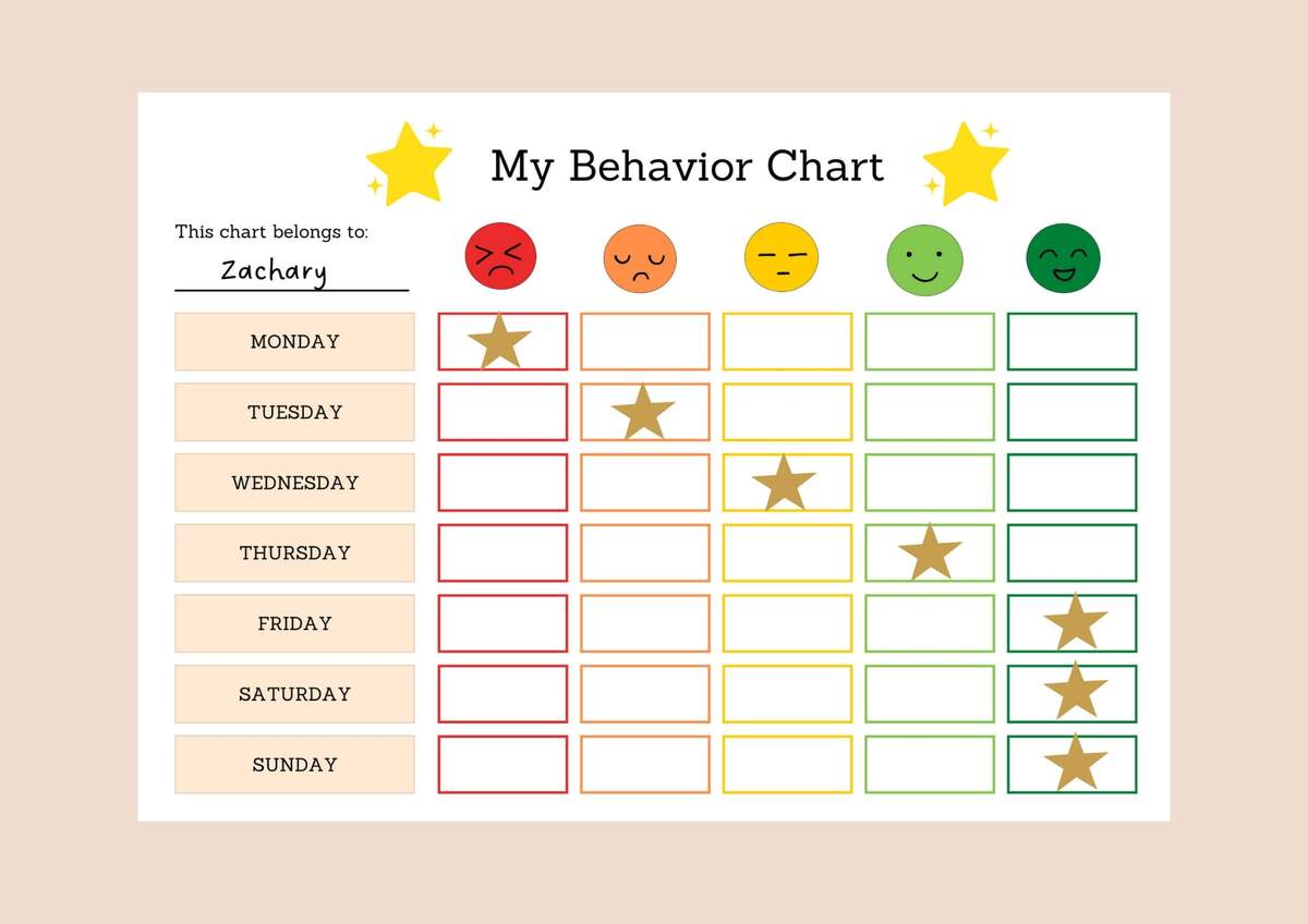 FREE Printable And Editable ODD Behavior Chart