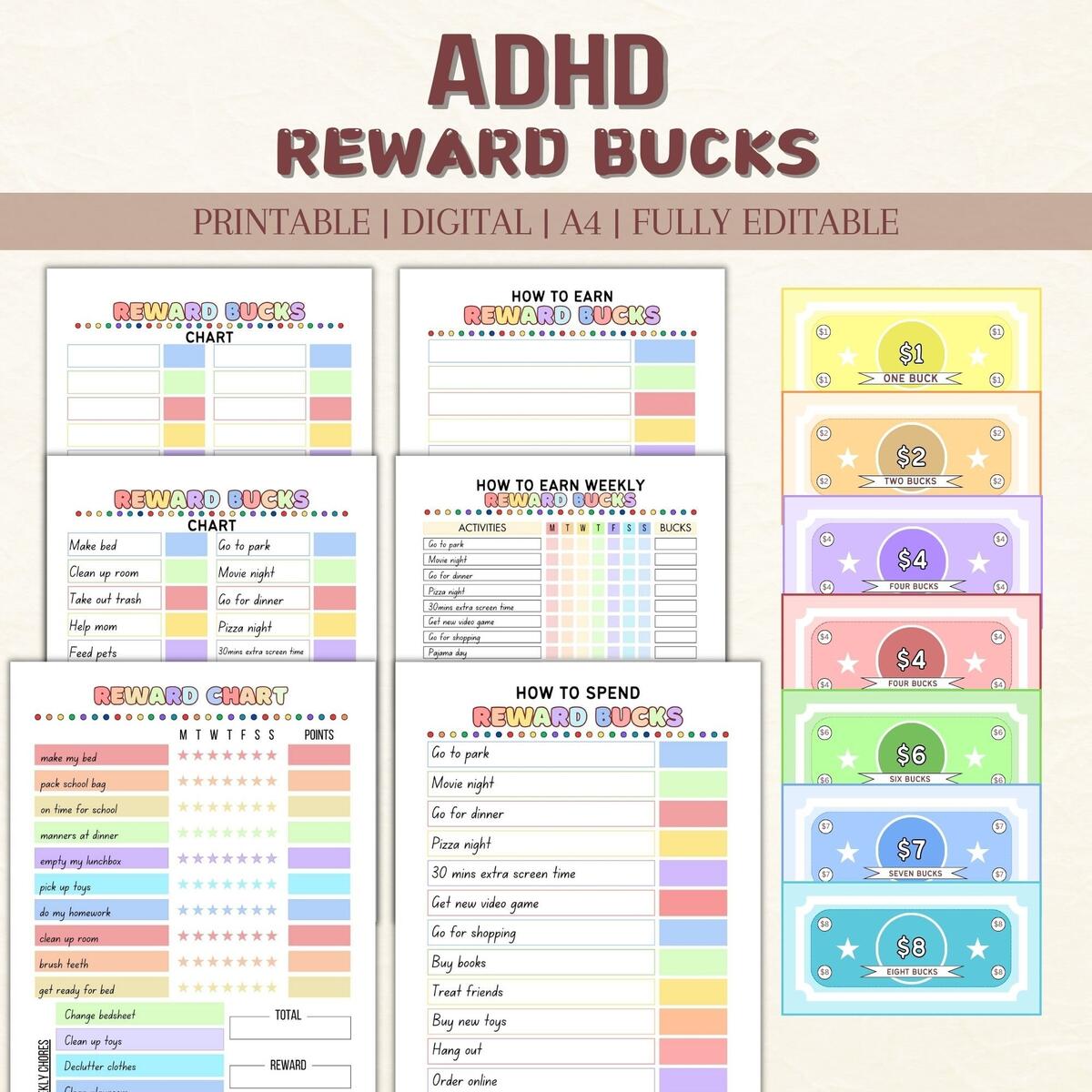 Kids Chore Chart Reward Chart For Kids Printable Chores Chores Chart Daily Chores Kids Responsibility Chart Instant Download Editable Etsy New Zealand