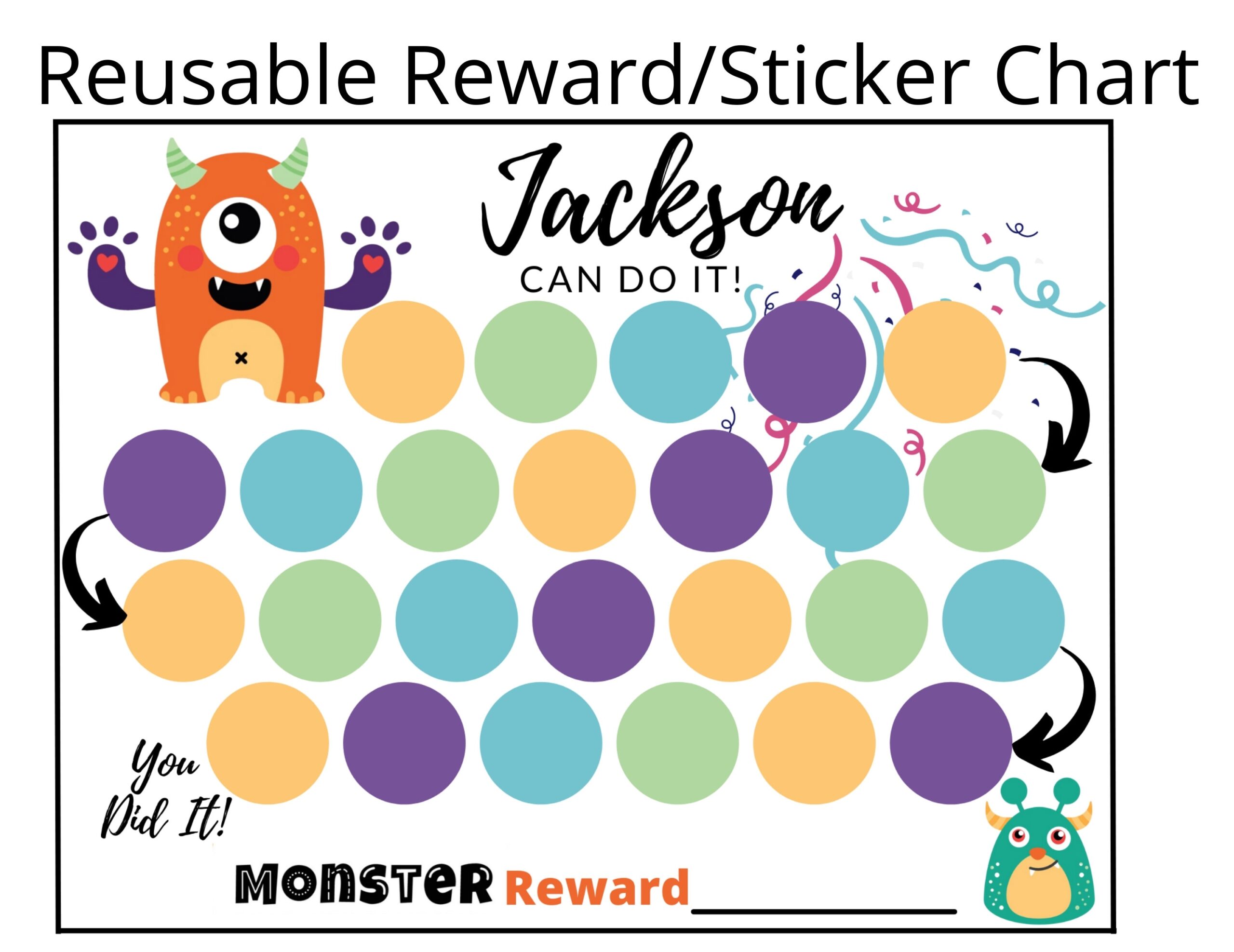 11 Preschool Reward Charts Ideas Reward Chart Sticker Chart Preschool Reward Chart