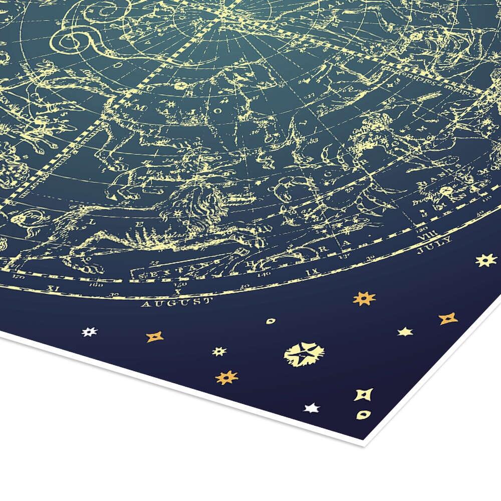 Star Map Print By Editors Choice Posterlounge