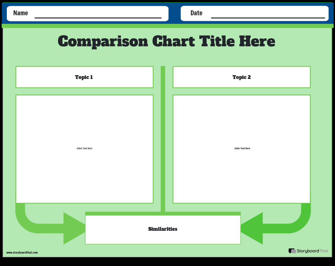 Business Comparison Chart Template In Word Pages PDF Google Docs Download Template
