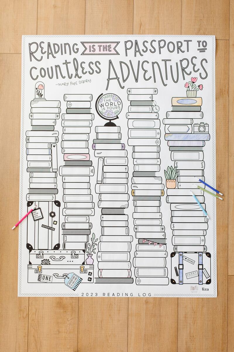 The 2023 Printable Reading Log Everyday Reading
