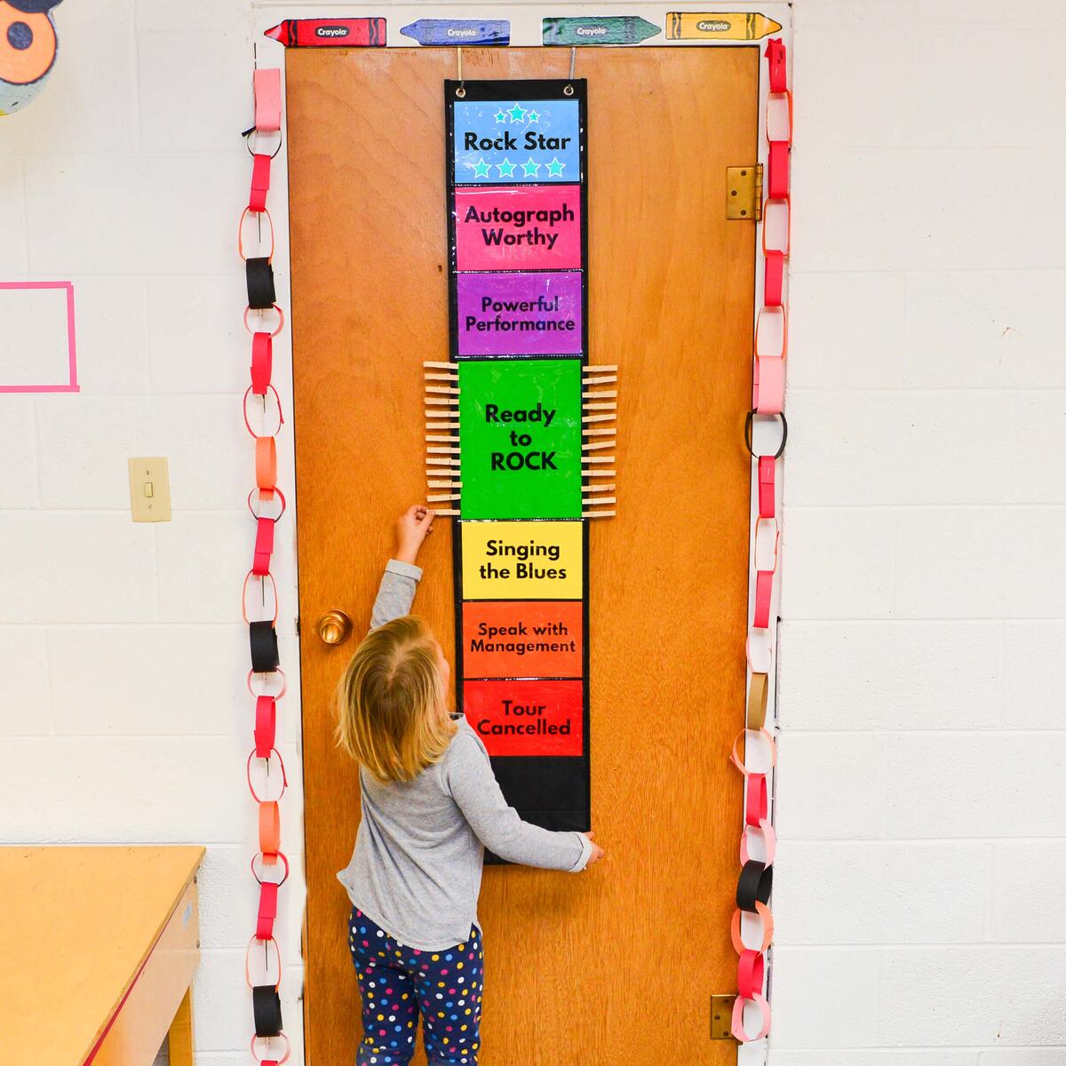 ZKOO Student Behavior Clip Chart For Classroom Management Kids Track Reward P EBay