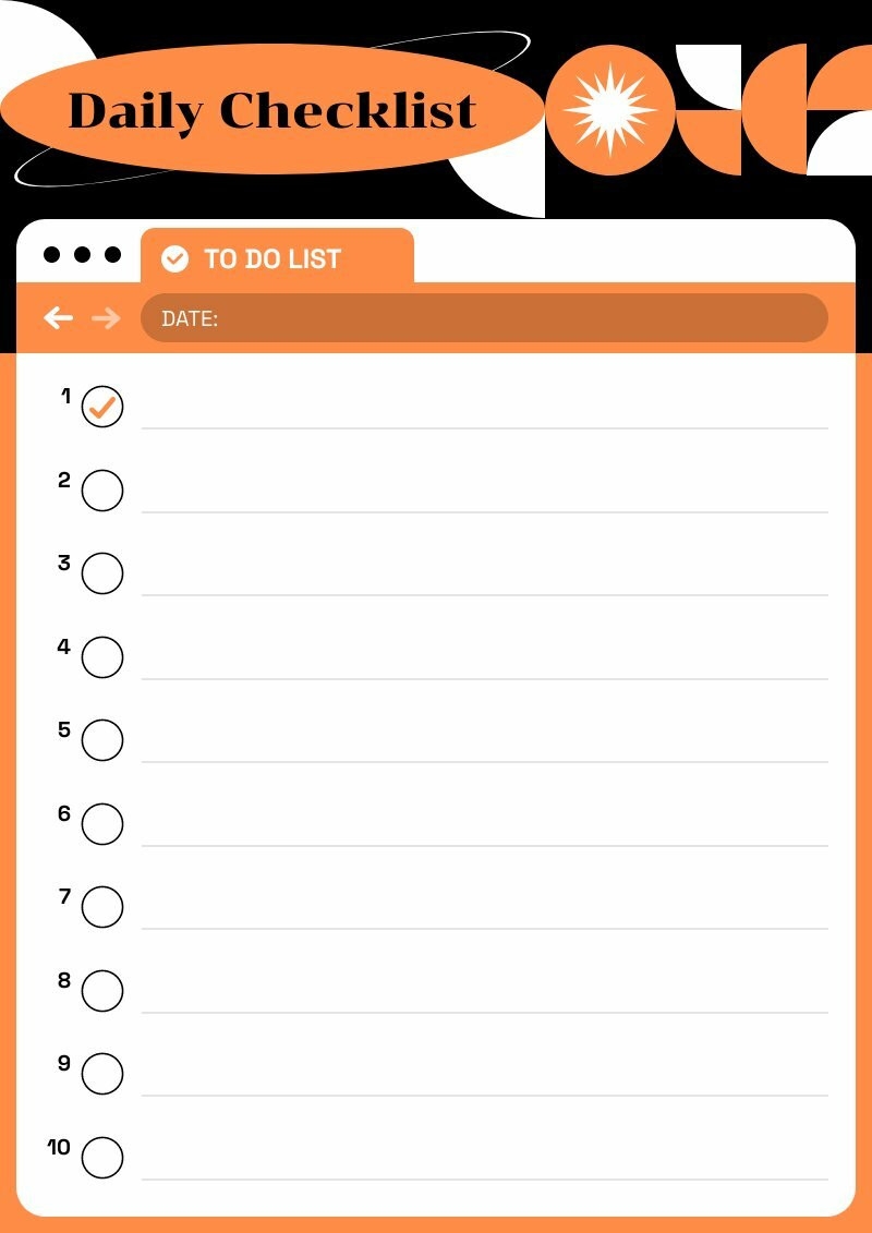 The Ultimate Daily Checklist Templates Piktochart The Ultimate Daily Checklist Templates Piktochart