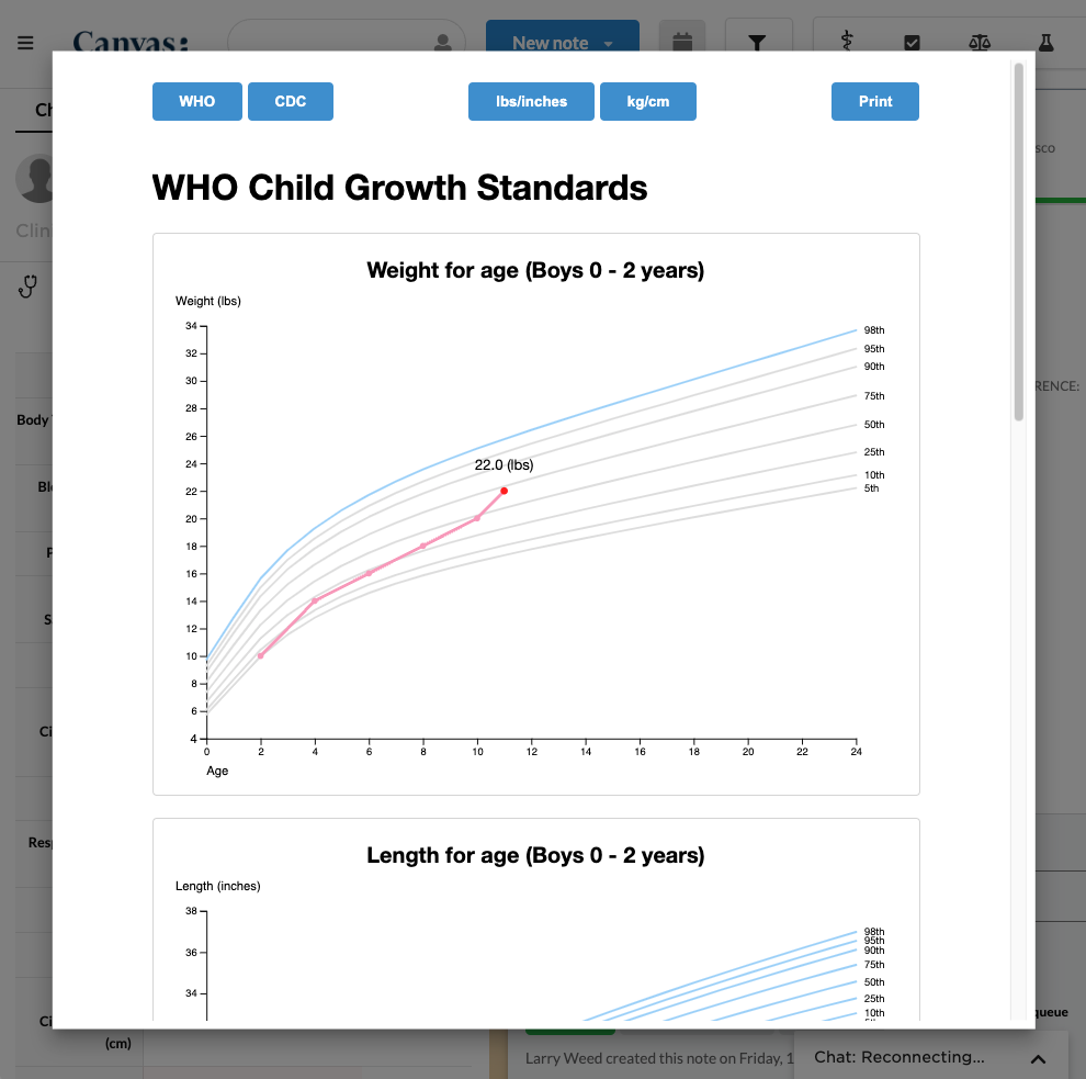 Visualizing Data Within The Canvas Chart Canvas Medical EMR Customization SDK FHIR API Guides DIY Wooden Growth Chart Love Renovations