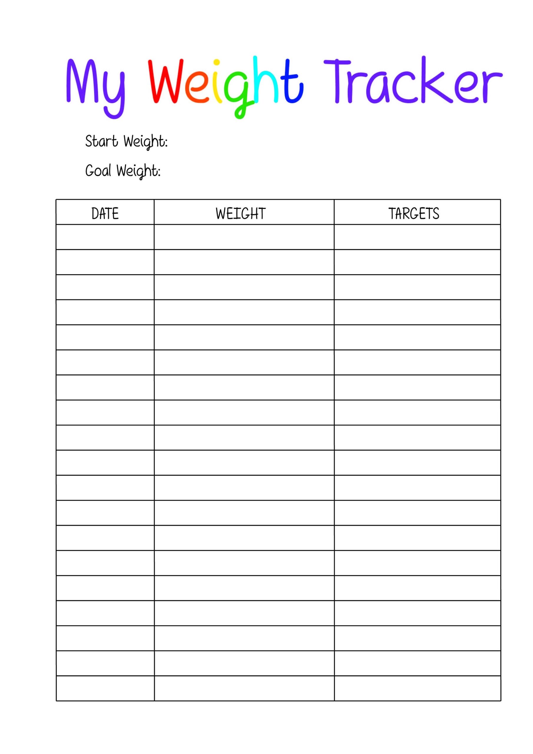Weight Loss Tracker Diet Tracker Weight Loss Goals Goal Journal Diet Tracker Food Tracker Sheet Health And Fitness A4 Print Etsy