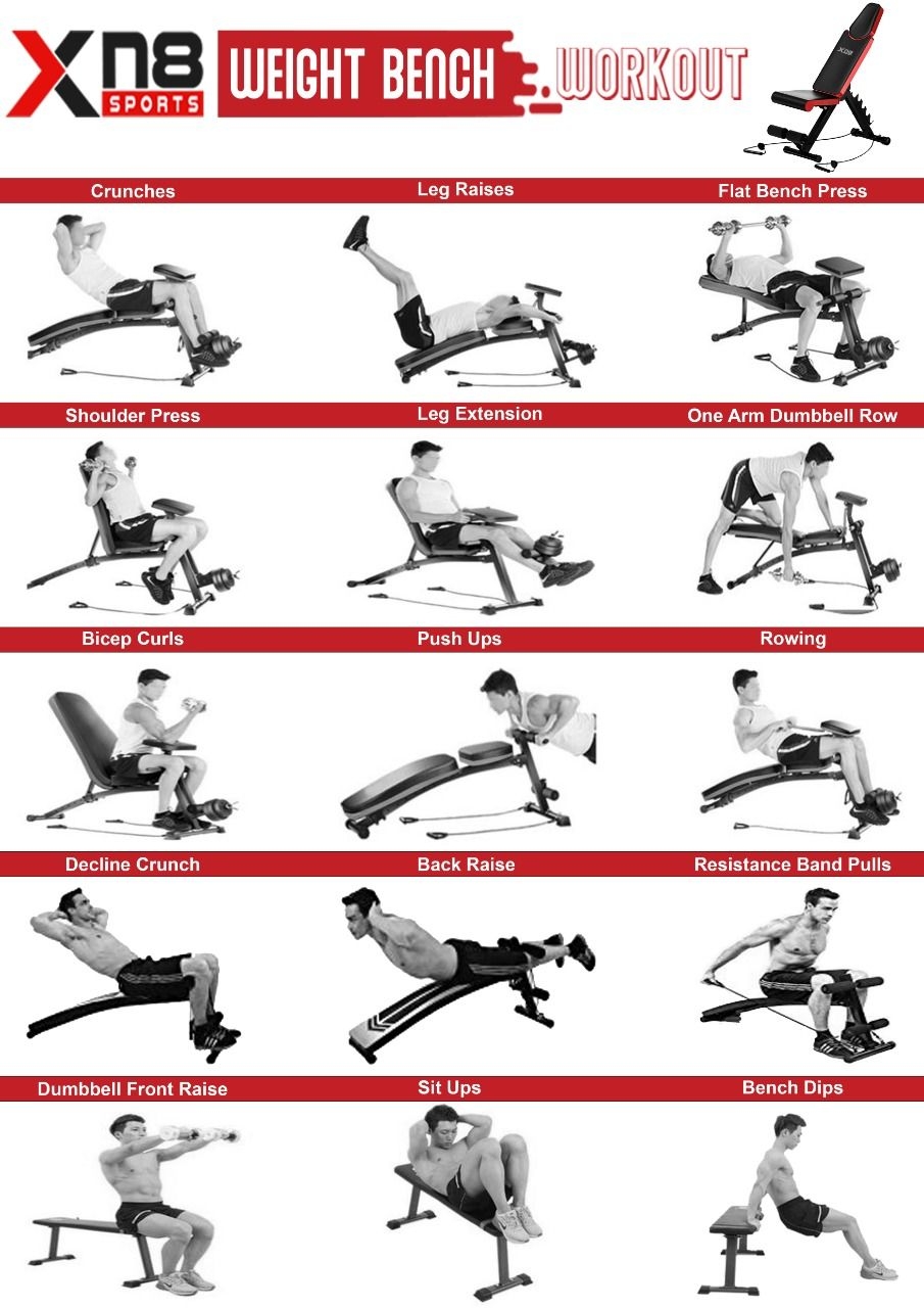 Weight Training Weight Bench Exercise Chart Chart Weight Bench Full Body Workout Flat Bench K KINGKANG