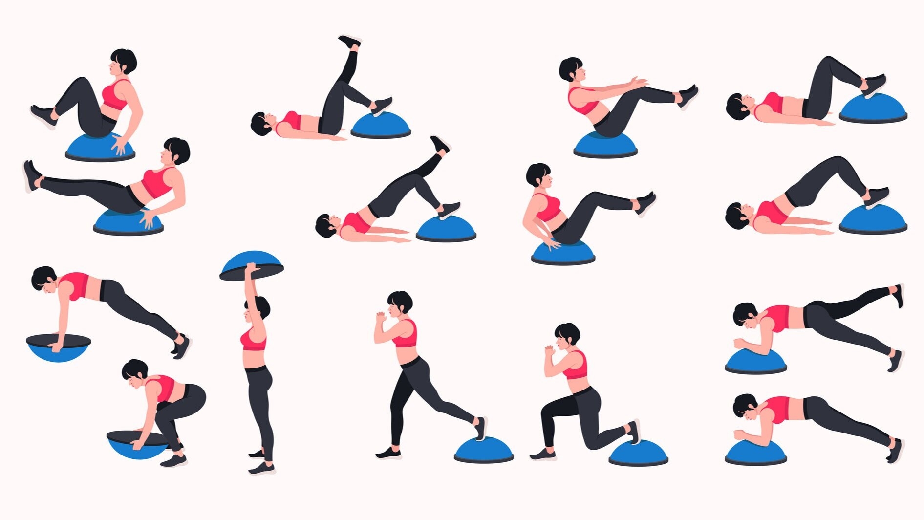Yoga Ball Mini Bosu Ball Exercises Stability Ball Balance Ball Trainer Half Ball Yoga Band Foot Yoga Ball Mini Bosu Ball Exercises Stability Ball Balance Ball Trainer Half Ball Yoga Band Foot