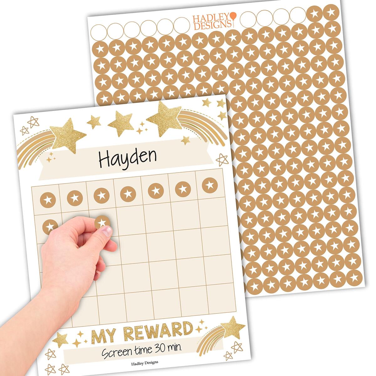 100 Pack Behavior Reward Charts With 3100 Star Stickers Kids Glacient 100 Pack Behavior Reward Charts 3100 Star Stickers For Kids Chore System Behavior Chart For Kids At Home Little Princess Reward Chart For Kids 100 Gold Star Stickers Good Behaviour EBay
