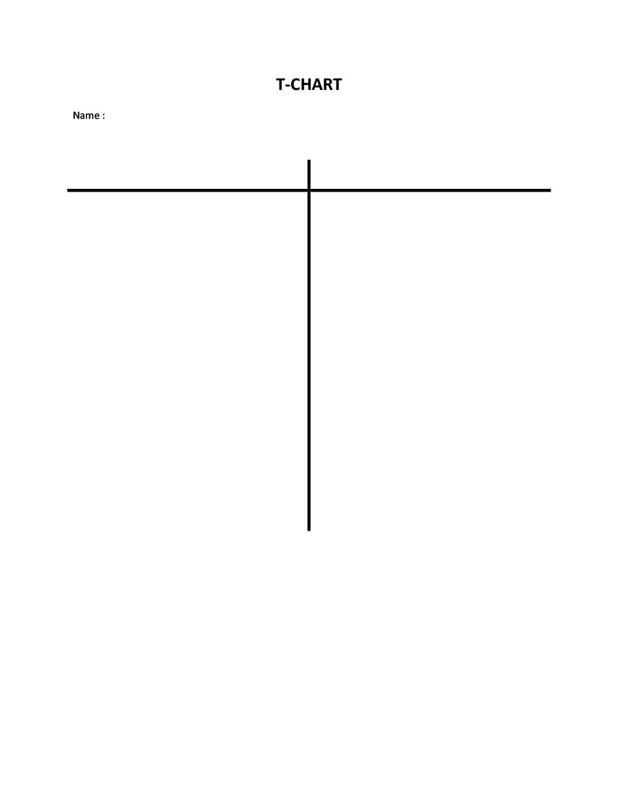 30 Printable T Chart Templates Examples TemplateArchive 30 Printable T Chart Templates Examples TemplateArchive