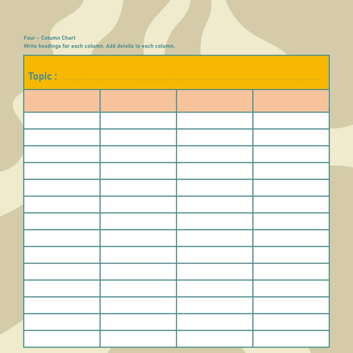 4 Column Paper 10 Free PDF Printables Printablee